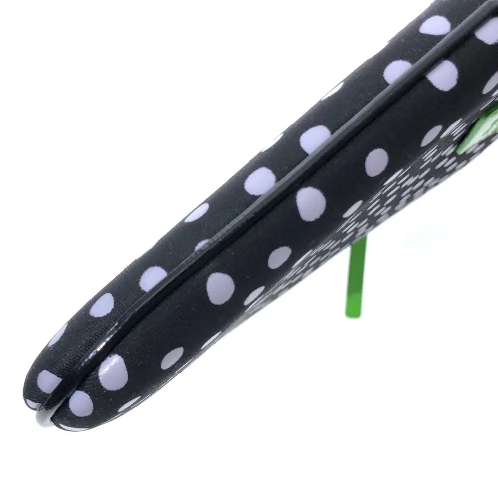 Kate Spade New York Black White Polka Dot Zip Around Tablet Sleeve NEW